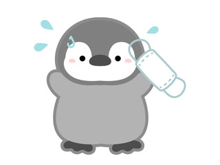 熱中症の予防や注意喚起のための挿し絵イラスト、ベクターイラストの素材073