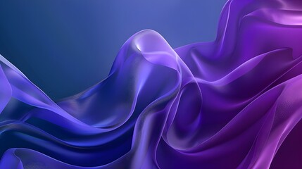 Fototapeta premium Serene Abstract Wavy Background in Soothing Lavender Hues