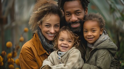 Affectionate Family Moment: Capturing Genuine Joy