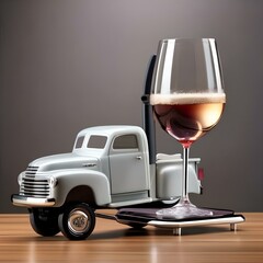 Mix of wine glass holder for truck splashes with truck wine glass holder1