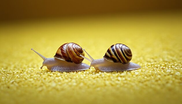 Miniature Snails on Flower Petals: Nature's Exquisite Art