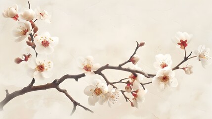 Springtime season blossom, sunny spring day