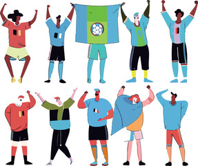 Celebration of Sports and Team Spirit