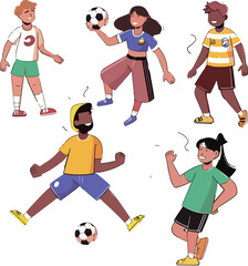 Celebration of Sports and Team Spirit