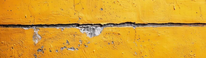 Clean bright yellow concrete wall textured background. Best for HD TV wallpapers.