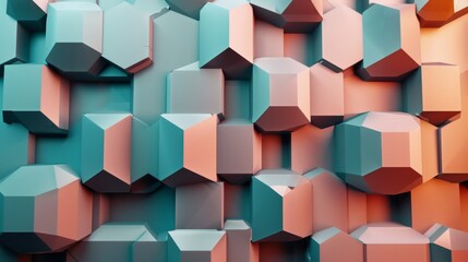 Obraz premium geometric patterns background 3d style.