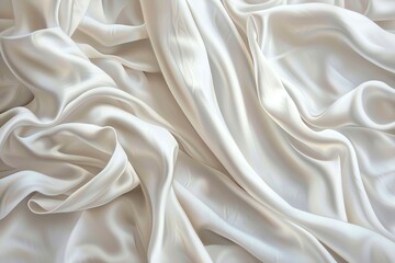 Illustrate the detailed texture of white fabric in a traditional oil painting style