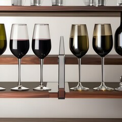 Variety of wine glass holder for cooler splashes with cooler wine glass holder2