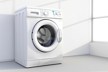 Modern Washer Isolated on white