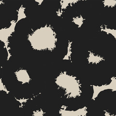 Neutral Colour Geometric Circles Seamless Pattern Design