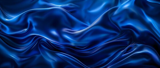 Obraz premium Abstract blue sapphire texture background with smooth wavy lines, elegant and modern design for a presentation or banner, high resolution. 