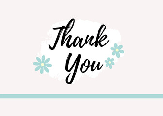 best thank you note cards, digital thank you card abstract flower design