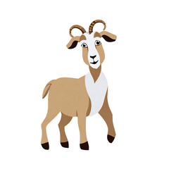 Goat Sticker, Sticker design, Generative AI