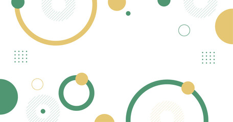 Modern background, geometric, green and yellow, color, circle,abstract backgroun
