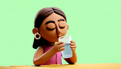 spectacular collection of plasticine characters, lifestyle concept