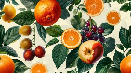 Fruit Pattern Seamless Pattern of fruit