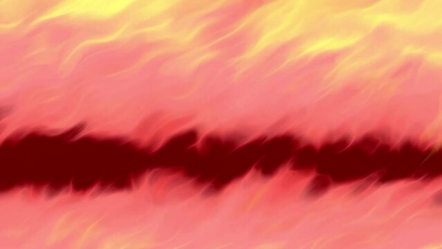 Cartoon fire loop