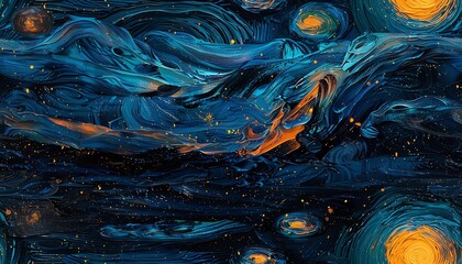 Transport art lovers to a digital rendition of Vincent van Goghs Starry Night