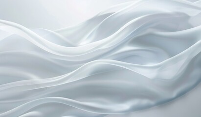 Abstract white background with soft wave shapes for design and decoration elements