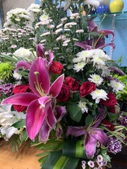 bouquet of flowers in a vase