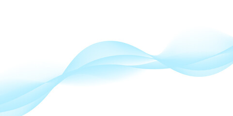 Abstract background with blue wavy and curvy lines Isolated on transparent background, vector illustration,