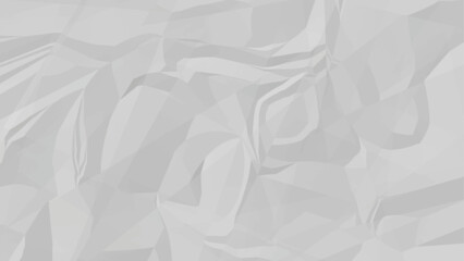 Crumpled white paper texture background, Background for various purposes.