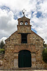 Catholic church with stone walls