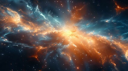 Fototapeta premium Stunning Cosmos: Embracing the Beauty of Cosmic Energy