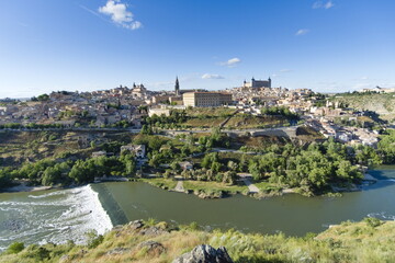 view of Toledo and the Tajo River