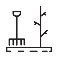 Equipment Garden Tool Line Icon