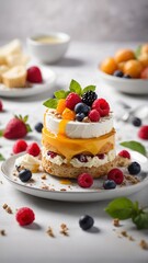 waffles with berries