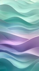 Obraz premium Abstract Colorful Waves Vertical Background in Shades of Purple and Blue