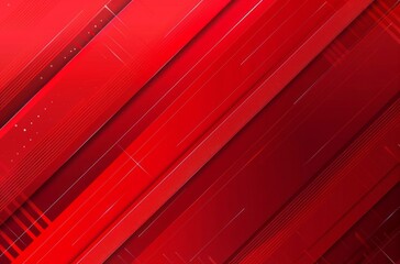 Obraz premium A high-resolution red background, complete with dynamic diagonal lines and a captivating red color gradient, perfect for showcasing text or graphics