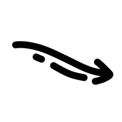 hand drawn doodle arrow 