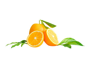 Orange isolated on white_ orange png image