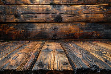 A high-resolution texture of burnt wood, with rich grays and deep browns. The background is a wooden wall, showcasing the natural grain patterns in a closeup view. Created with Ai