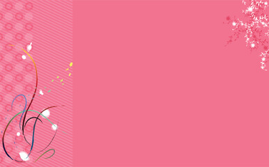 Vector seamless pattern in line art style of woman doing yoga. Set of yoga poses with decorative design elements. Cute trend color background. Pattern for yoga studio, textile. Girl in a yoga pose