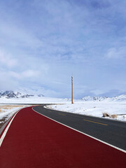 snow mountains in Xinjiang 