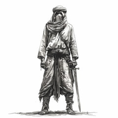 Obraz premium Assassin pencil draw