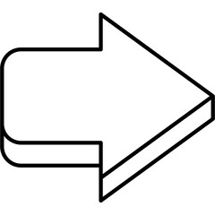 Obraz premium Bold Arrow Icon