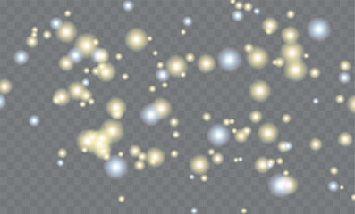 Fototapeta premium Beautiful bokeh radiance, gentle light, fireflies, translucent effect, star pollen, colored lights