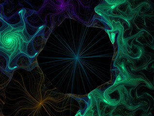 Imaginatory fractal abstract background Image