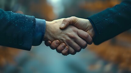 Symbol of Partnership: A Profound Handshake in the Business World