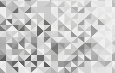White background with grey triangle pattern