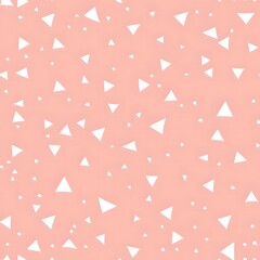white triangles on a peach background, seamless repeating pattern, minimalist doodle digital paper