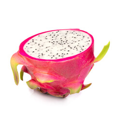 Dragonfruit or Pitaya isolated on a white background