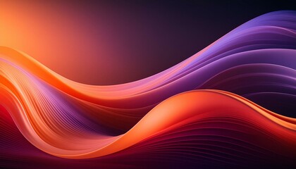 Ethereal Melody: Red, Orange, and Purple Hues in Motion