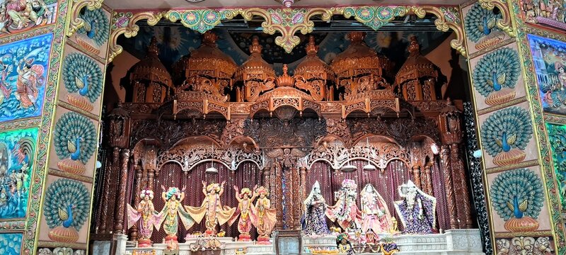 ISKCON temple, Siliguri, West Bengal, India