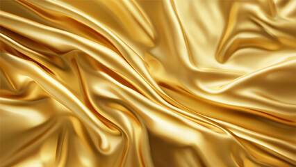 Drapery silk fabric luxury background. Wavy satin cloth texture pattern. Elegant curve motion image realistic design.