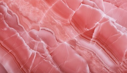 Glimmering Pink Onyx: A Radiant Marble Texture"